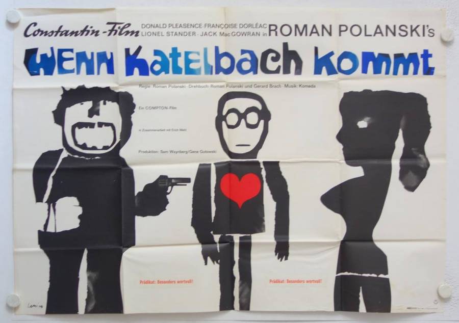 Wenn Katelbach kommt originales deutsches A0-Filmplakat